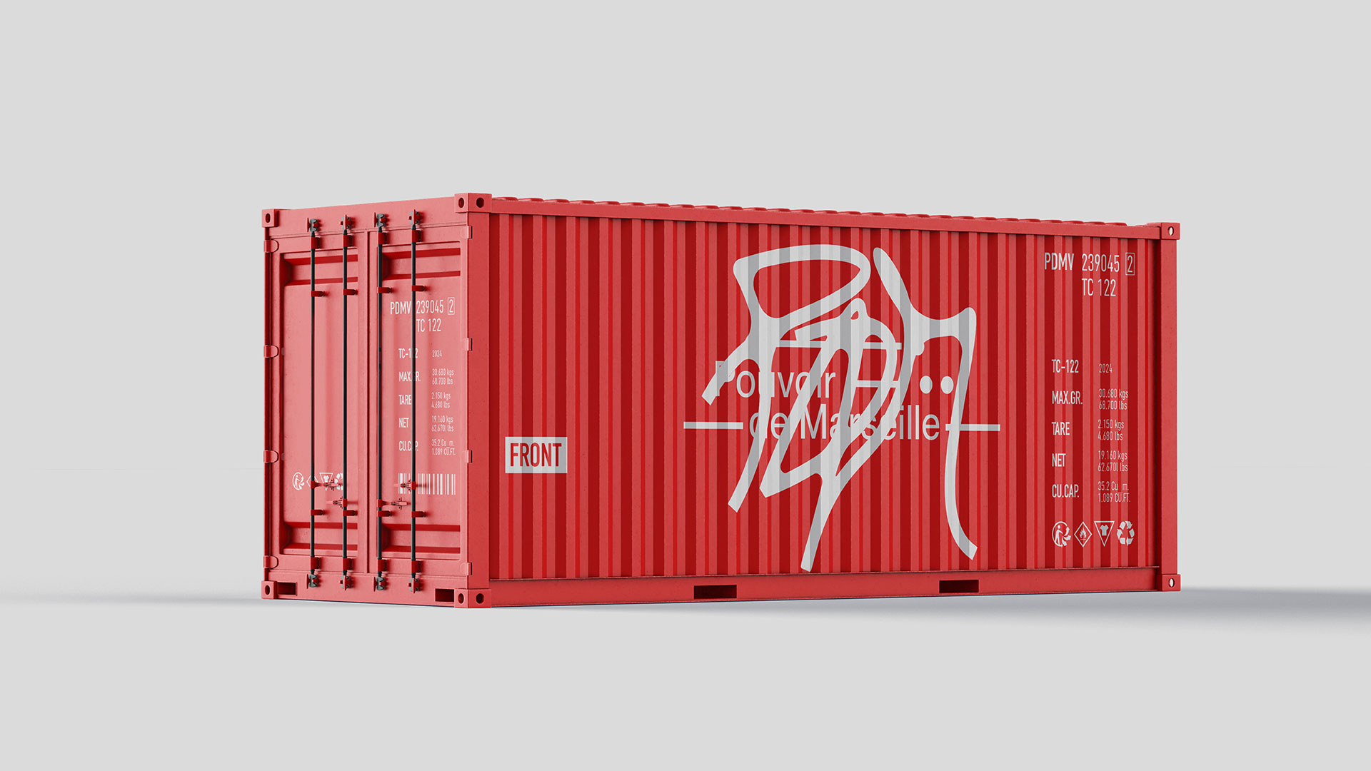 container mockup