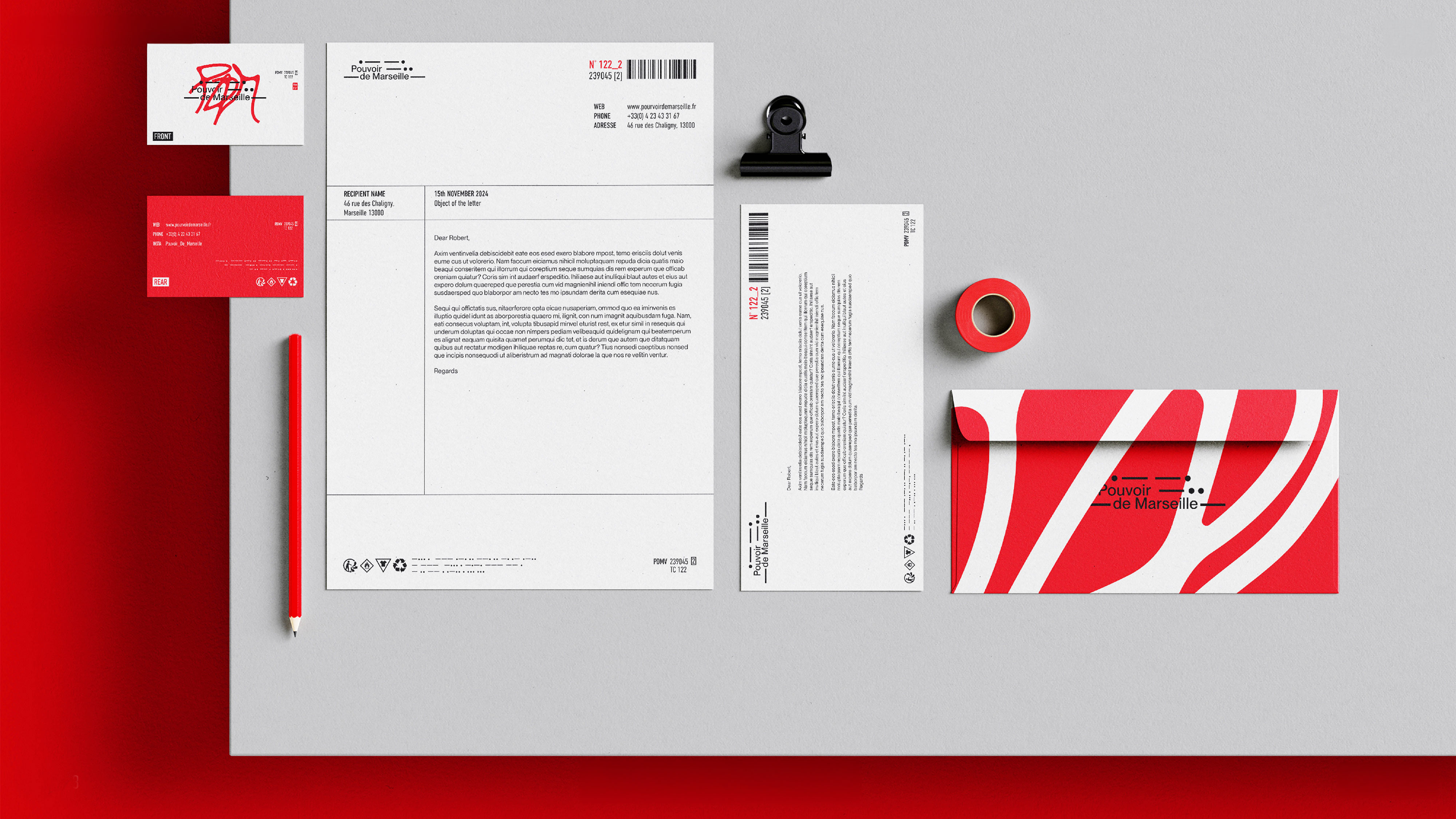 stationary mockup